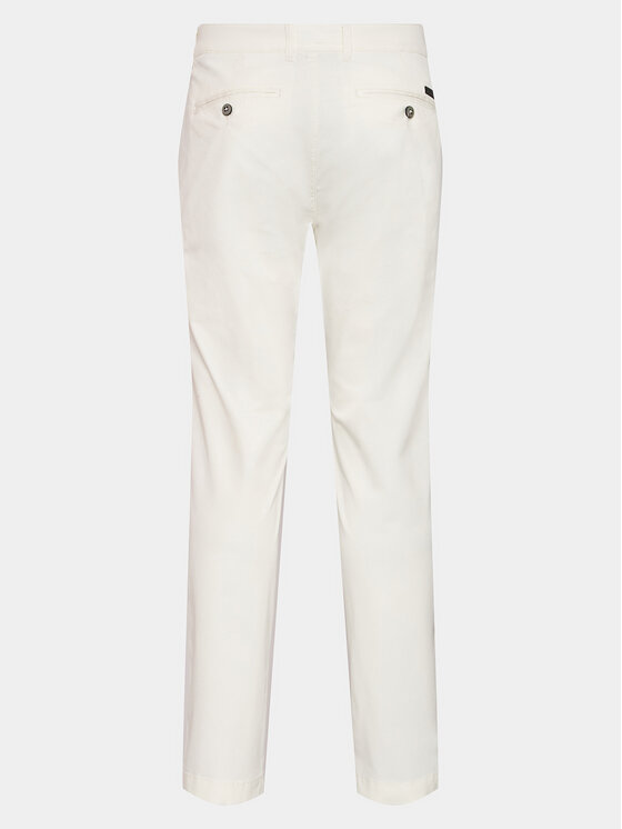 Pierre Cardin Pierre Cardin Čino bikses 33757/000/4023 Balts Slim Fit