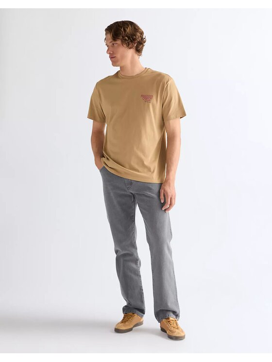 Wrangler Wrangler T-Shirt GRAPHIC TEE Beżowy Relaxed Fit