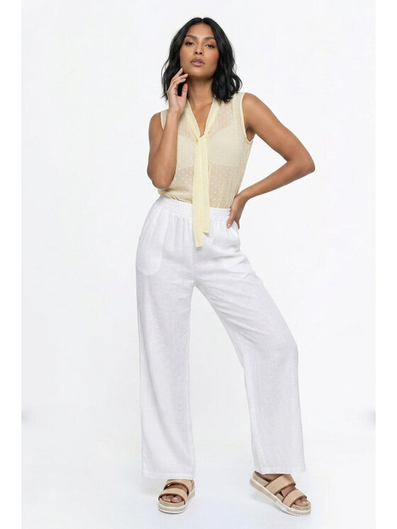 FIGL FIGL Blúzka M1368 Žltá Regular Fit