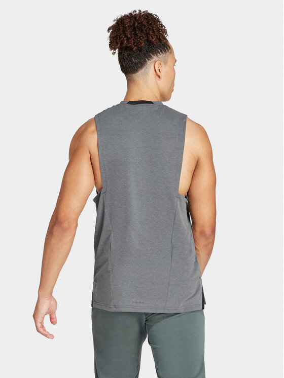 adidas adidas Funkční tričko Designed for Training IS3819 Šedá Regular Fit