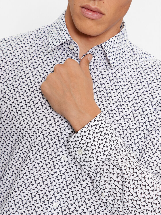 Boss Boss Košile H-Hank-S-Kent-C1-232 50502959 Bílá Slim Fit