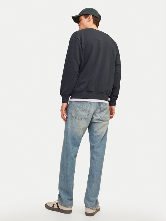 Jack&Jones Jack&Jones Pulóver Charge 12257853 Sötétkék Loose Fit