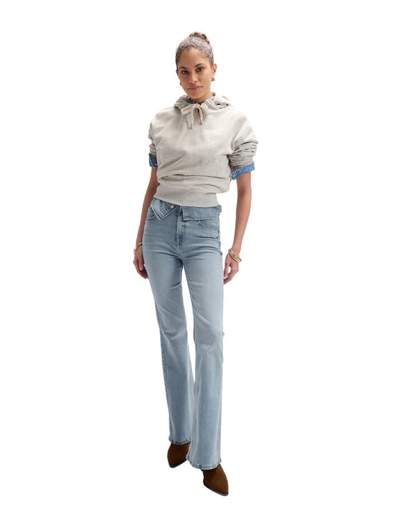 Lee Lee Jeansy Breese Niebieski Wide Leg
