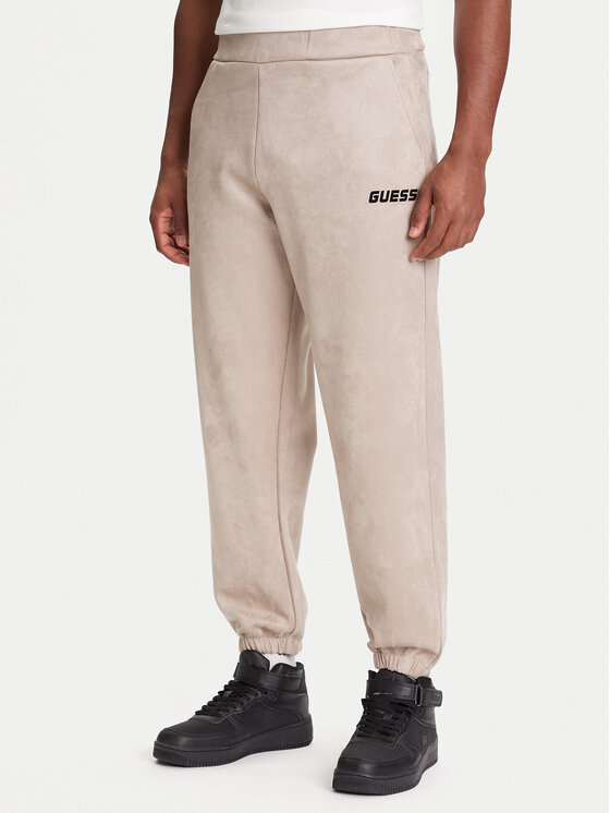 Guess Guess Pantaloni trening Z5YB03 KCJY2 Bej Regular Fit