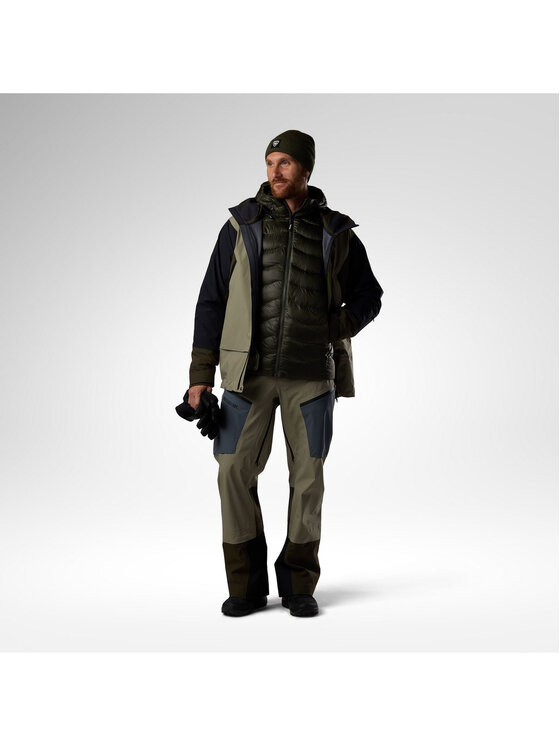 Rossignol Rossignol Kurtka puchowa M Verok Down Hoodie Jacket Zielony Regular Fit
