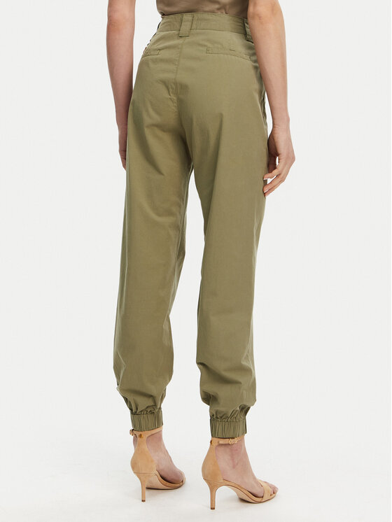 Gaudi Gaudi Jogger nohavice 511BD25027 Zelená Regular Fit