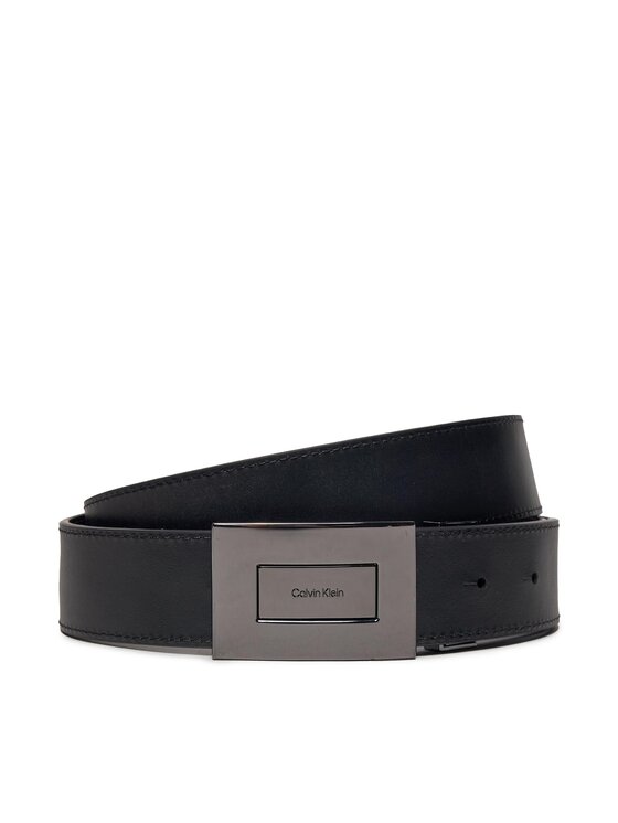 Calvin Klein Calvin Klein Muški remen Adj/Rev Formal Plaque Mono 35mm K50K511573 Crna