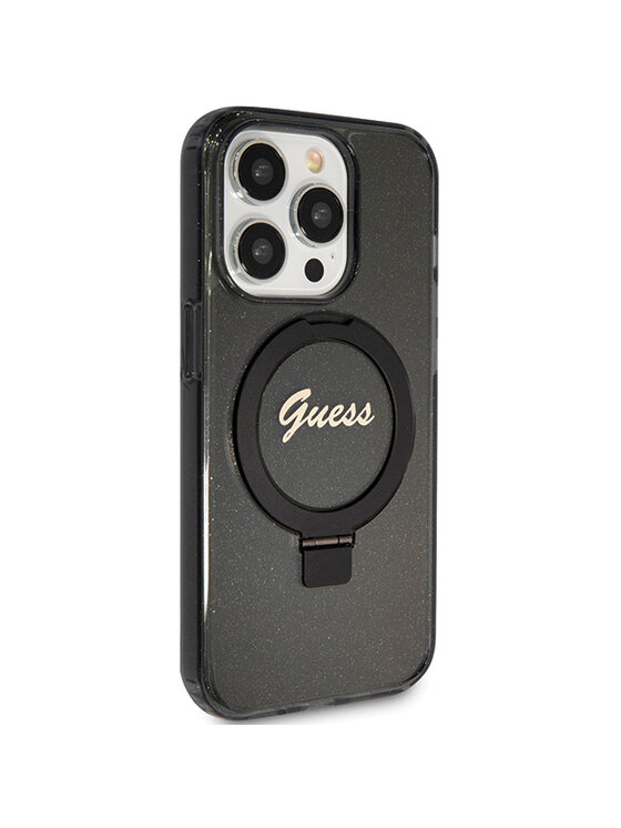 Guess Guess Etui na telefon iPhone 15 Pro Czarny