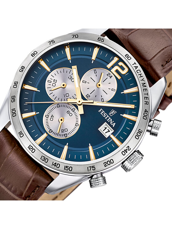 Festina Festina Zegarek F16760-7 Brązowy
