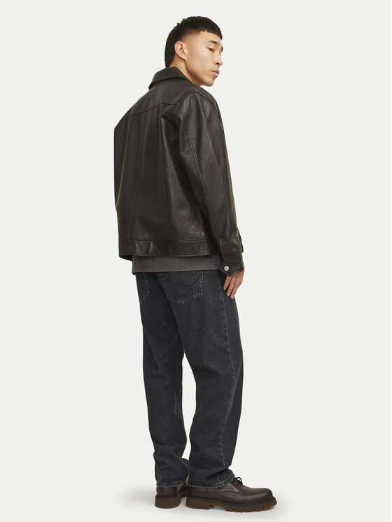 Jack & Jones Jack & Jones Farmer Eddie 12252764 Fekete Loose Fit