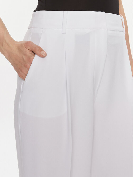 MICHAEL Michael Kors MICHAEL Michael Kors Pantaloni di tessuto MS330H2ENX Bianco Regular Fit