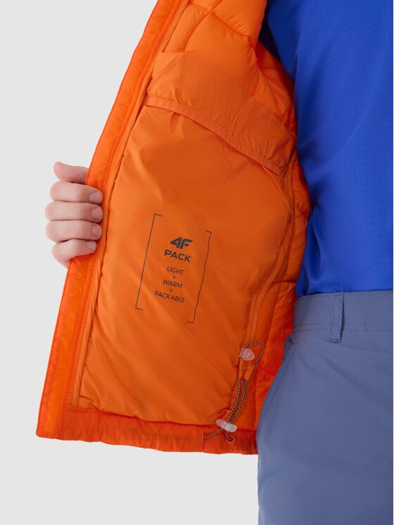 4F 4F Giacca outdoor 4FWSS25TDJAM527-70S Arancione Regular Fit