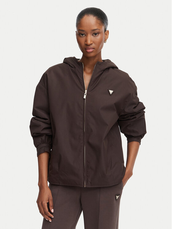 Guess Guess Prechodná bunda V6YL11 W2871 Tmavo béžová Regular Fit