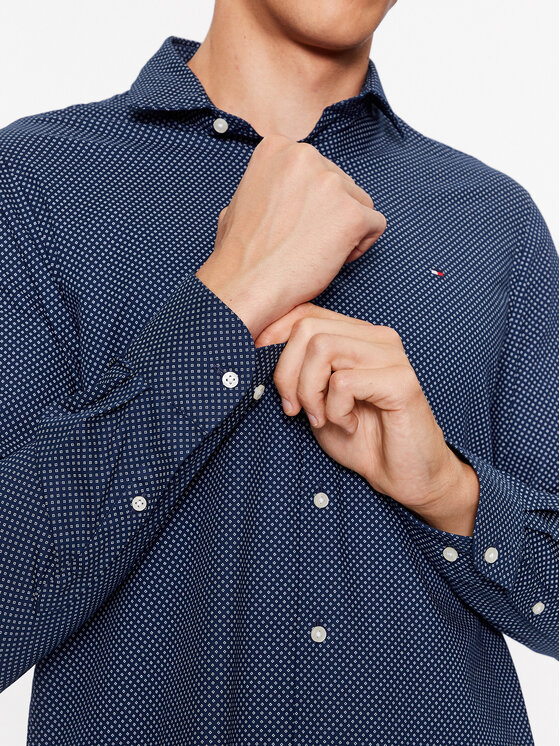 Tommy Hilfiger Tommy Hilfiger Πουκάμισο MW0MW32857 Μπλε Slim Fit