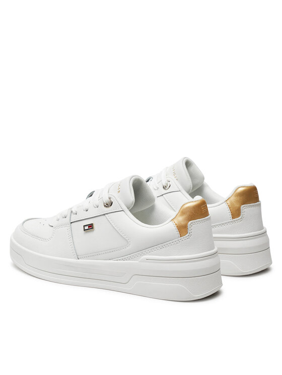 Tommy Hilfiger Tommy Hilfiger Αθλητικά Essential Basket Sneaker Gold FW0FW08076 Εκρού
