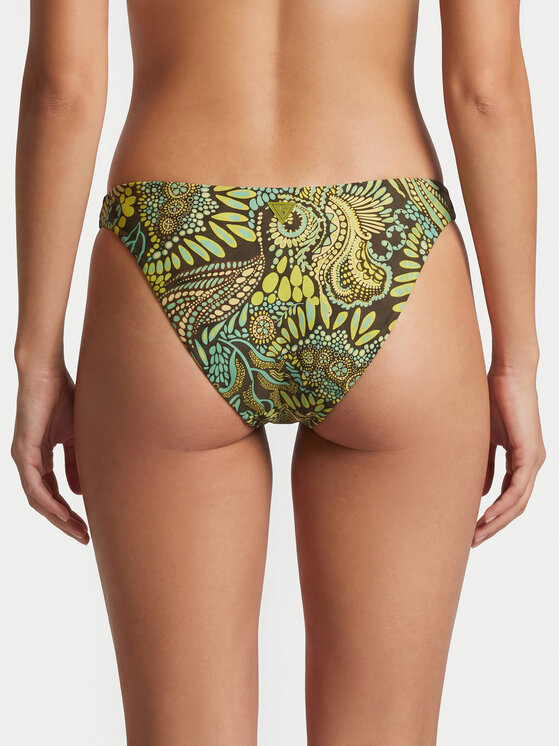 Guess Guess Dół od bikini E6GO24 MC04R Zielony
