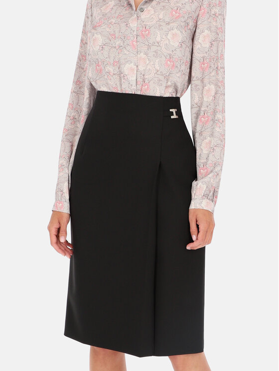 Potis & Verso Potis & Verso Spódnica Felis Czarny Slim Fit