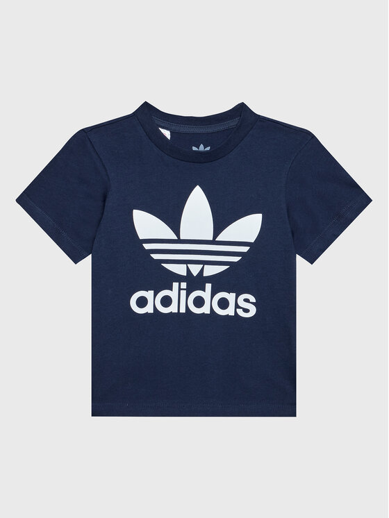 adidas T-krekls Trefoil Tee HK7503 Tumši zils Regular Fit