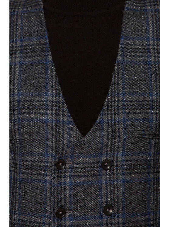 Lancerto Lancerto Kamizelka Nakamura Szary Regular Fit