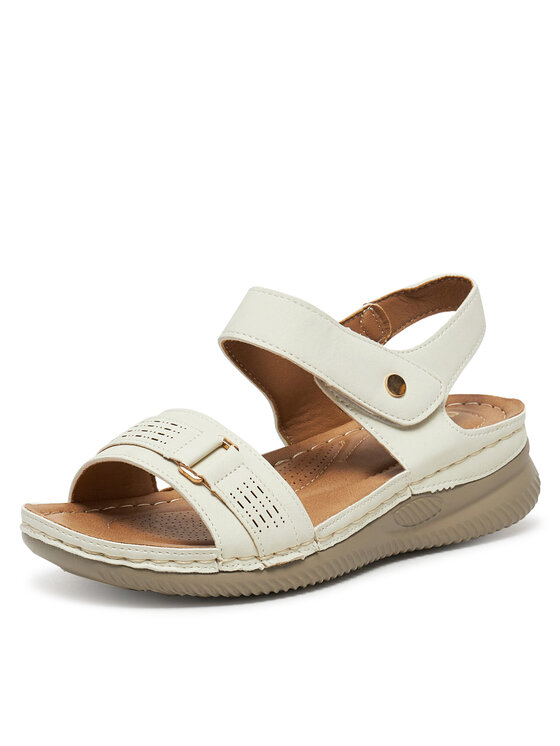 Clara Barson Clara Barson Sandalen WYL05010-09 Écru