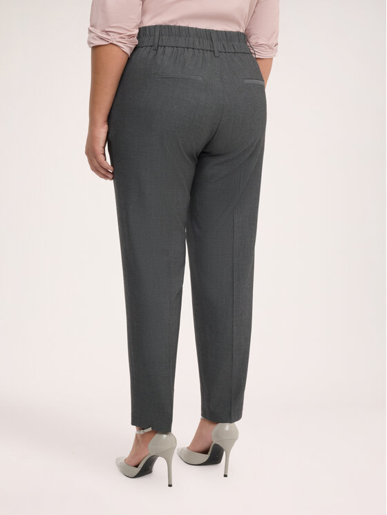 Fiorella Rubino Fiorella Rubino Spodnie materiałowe P087T005512N013 Szary Regular Fit