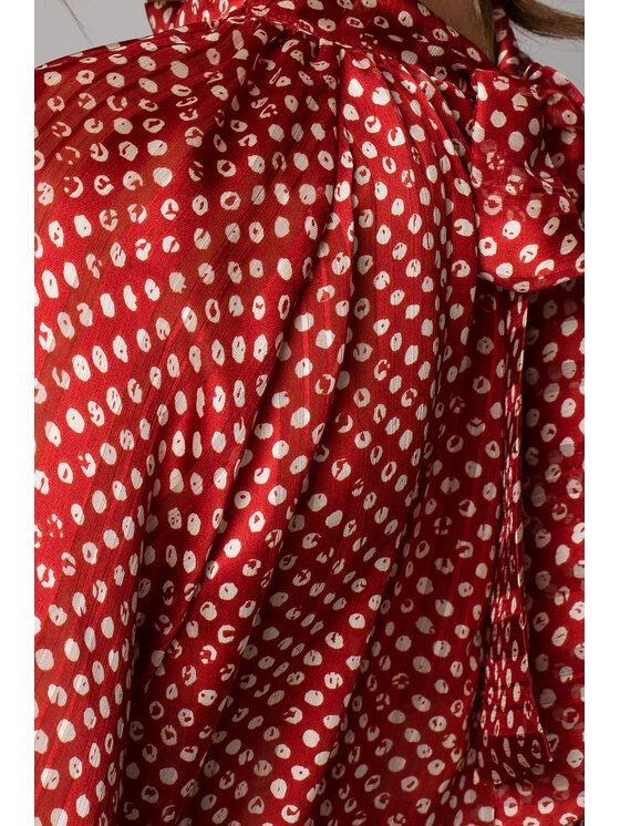 Stylove Stylove Blúzka S235 Červená Regular Fit