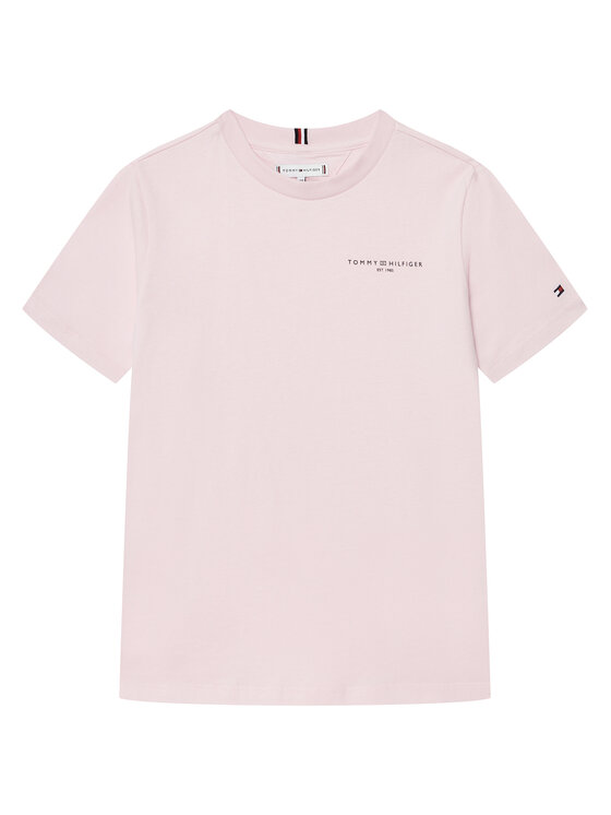 Dziewczęcy T-Shirt Tommy Hilfiger, Rozmiar 16Y, Różowy, KS0KS00594
