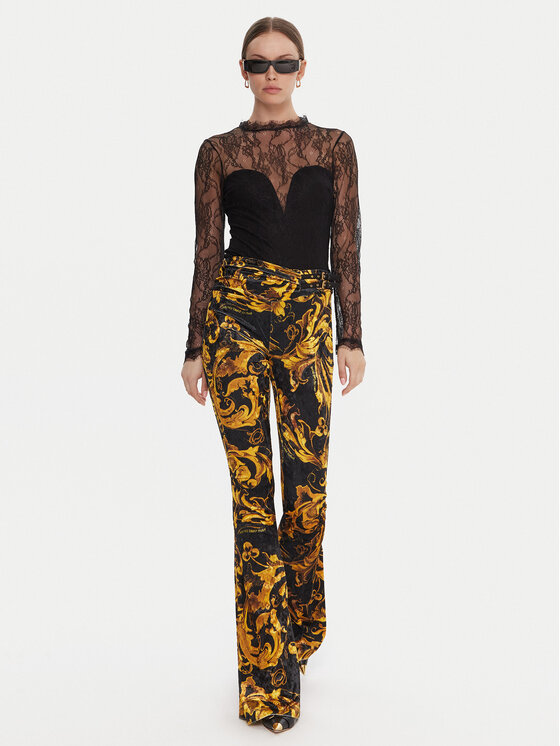 Versace Jeans Couture Versace Jeans Couture Leggings 79HAC322 JS508 Nero Slim Fit