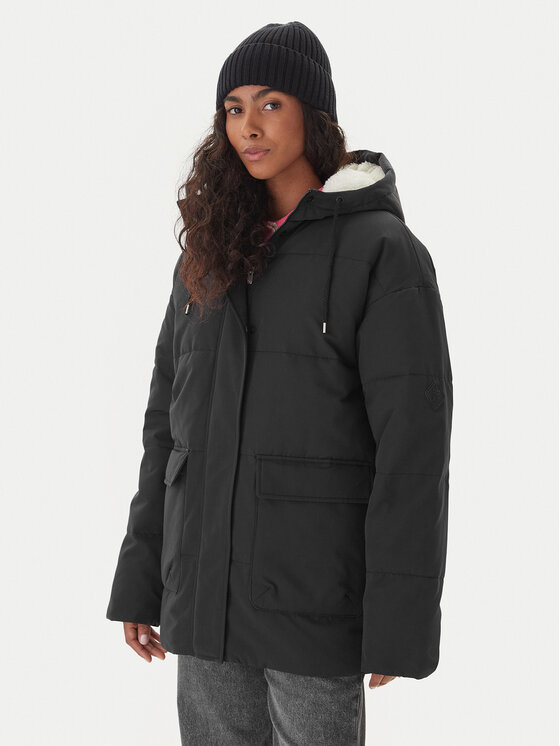 Roxy Roxy Télikabát ERJJK03666 Fekete Regular Fit