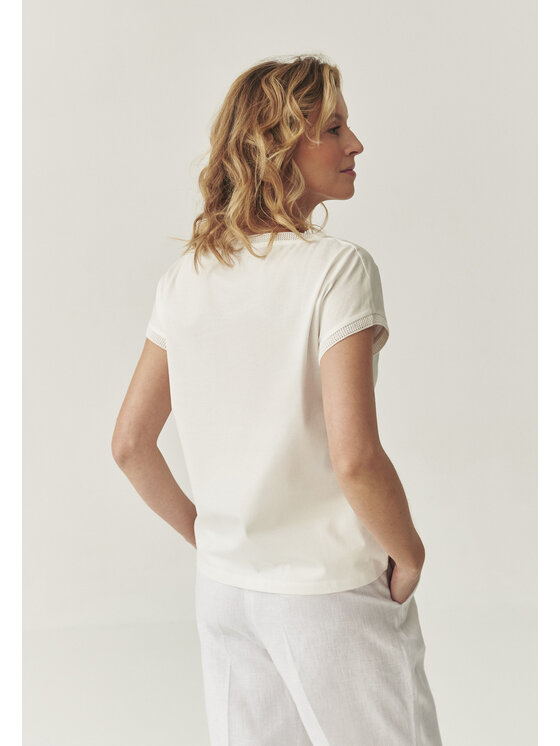 TATUUM TATUUM Halenka LOPINI Krémová Loose Fit