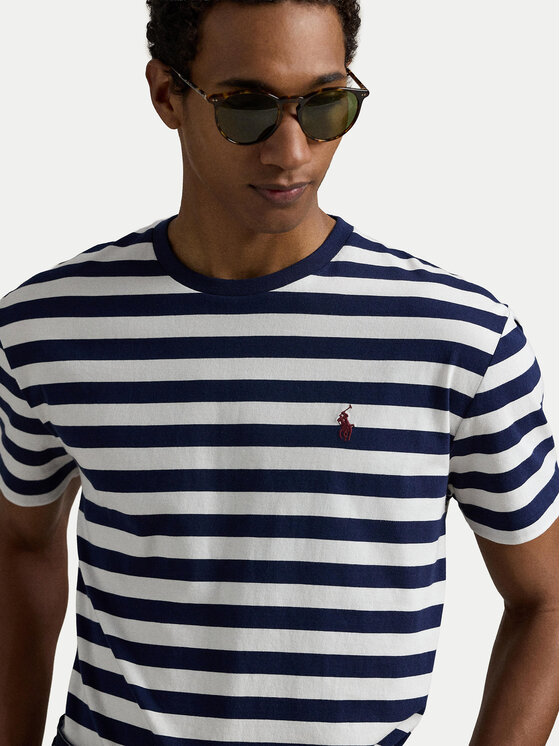 Polo Ralph Lauren Polo Ralph Lauren Marškinėliai 710803479030 Balta Custom Slim Fit