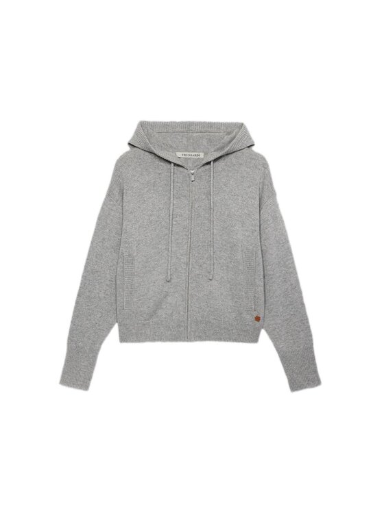 Trussardi Trussardi Cardigan M7426001132N003 Grigio Regular Fit