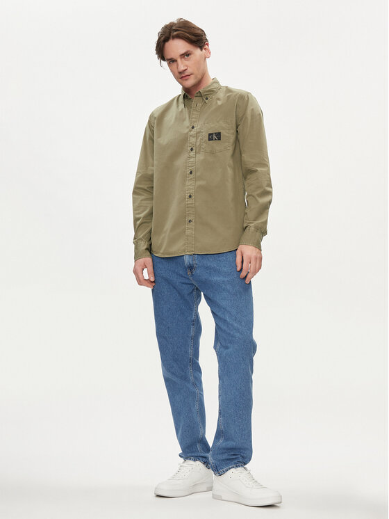 Calvin Klein Jeans Calvin Klein Jeans Πουκάμισο J30J325772 Πράσινο Regular Fit