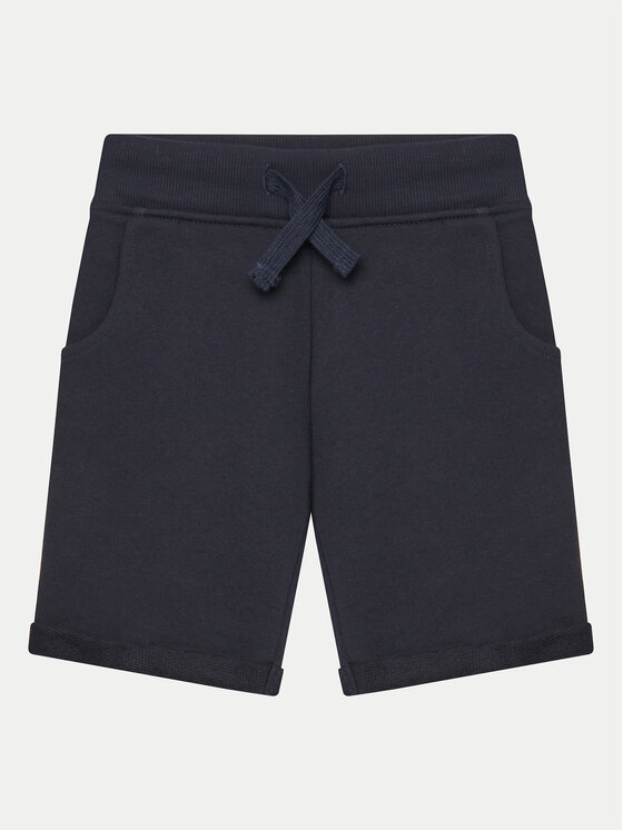 Guess Guess Šortky z materiálu N93Q18 KAUG0 Modrá Regular Fit