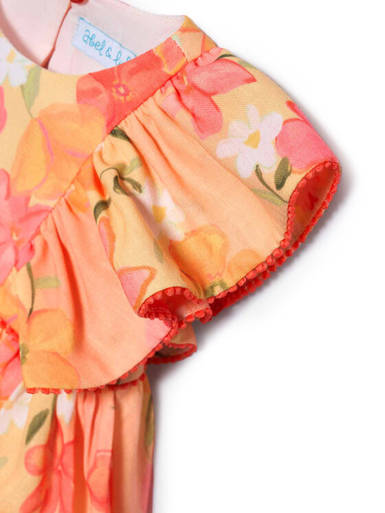 Abel & Lula Abel & Lula Vestito estivo 5020 Arancione Regular Fit