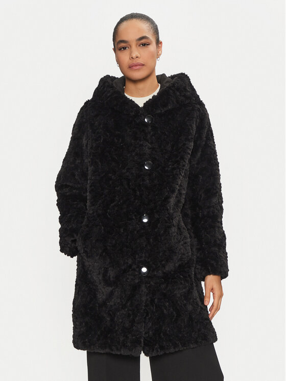 Joseph Ribkoff Pelliccia 243903 Nero Loose Fit, taglia : M