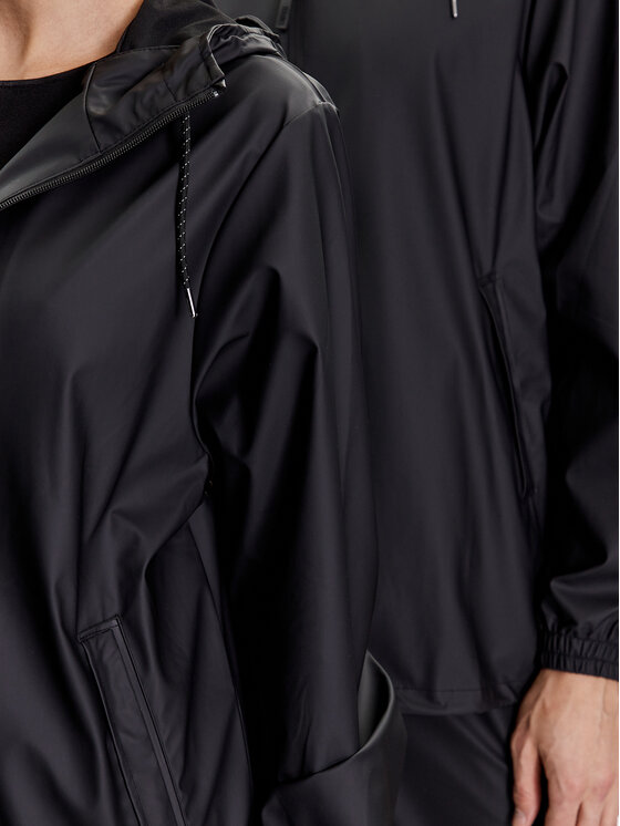 Rains Rains Μπουφάν αδιάβροχο 18370 Μαύρο Regular Fit