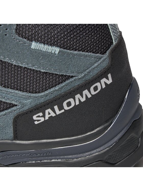 Salomon Salomon Trekkingi X Ward Leather Mid GORE-TEX L47182000 Niebieski