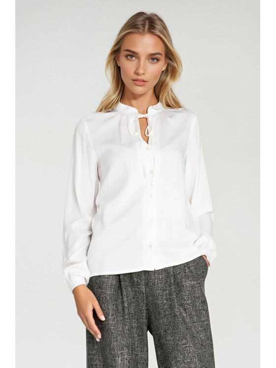 NIFE NIFE Halenka B203 Écru Regular Fit