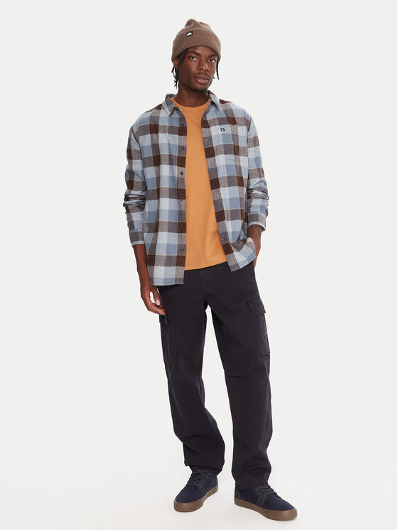 Quiksilver Quiksilver Hemd Motherfly EQYWT04642 Blau Regular Fit