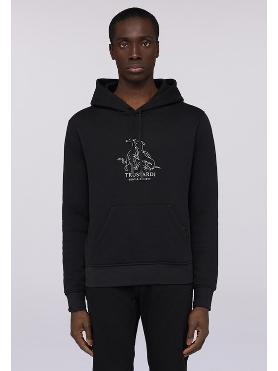 Trussardi Trussardi Felpa G8078100032N033 Nero Regular Fit