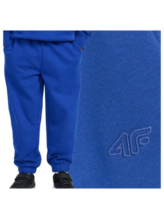 4F 4F Pantaloni da tuta FJWAW25TTROM1245-36S Blu Regular Fit
