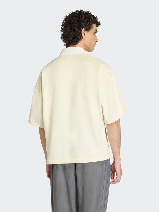 adidas adidas Polo 159054 Beżowy Loose Fit