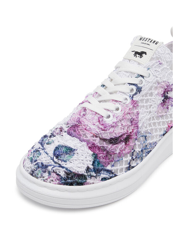 Mustang Mustang Sneakersy 1468-301 Biela