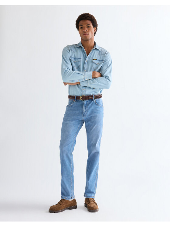 Wrangler Wrangler Jeansy GREENSBORO Niebieski Straight Leg