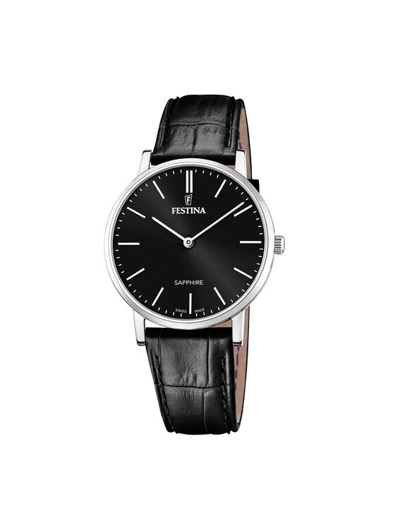 Festina Festina Pulkstenis Swiss Made 20012/4 Melns