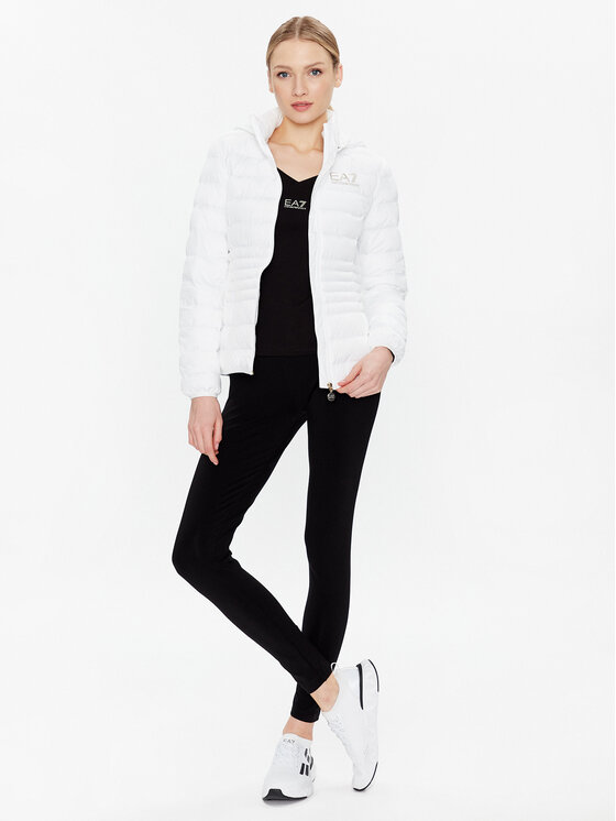 EA7 Emporio Armani EA7 Emporio Armani Demisezoninė striukė 8NTB23 TNF8Z 0101 Balta Regular Fit