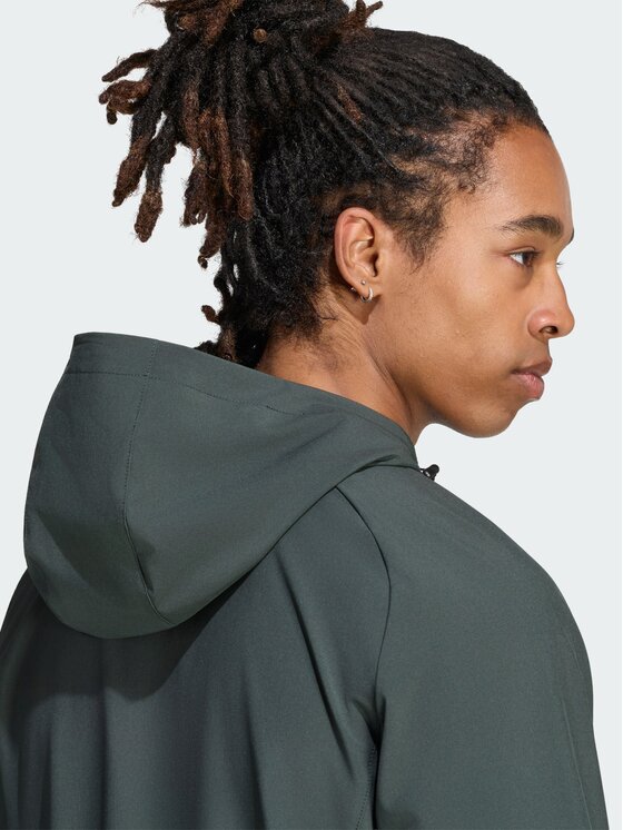 adidas adidas Wiatrówka 172026 Zielony Slim Fit