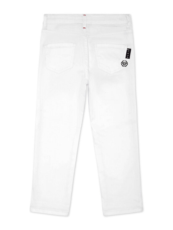 PHILIPP PLEIN PHILIPP PLEIN Jeansy 27771 Biały Comfort Fit