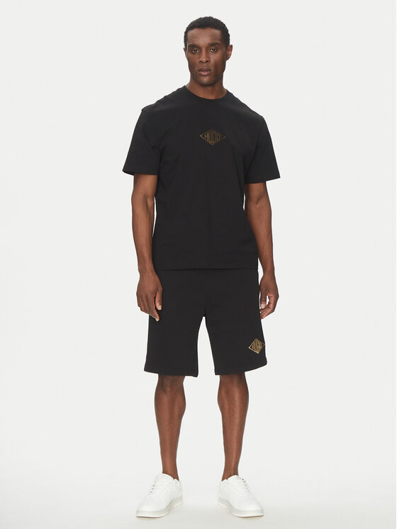 HUGO HUGO Szorty sportowe Damtus 50534953 Czarny Relaxed Fit